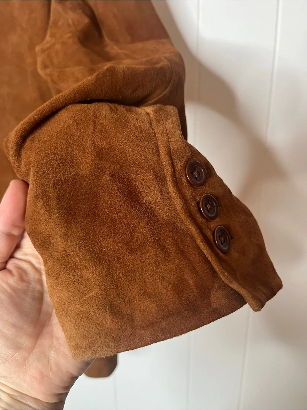 Orvis Classic Men's Brown Suede Blazer Jacket 2 Button Front Size 38